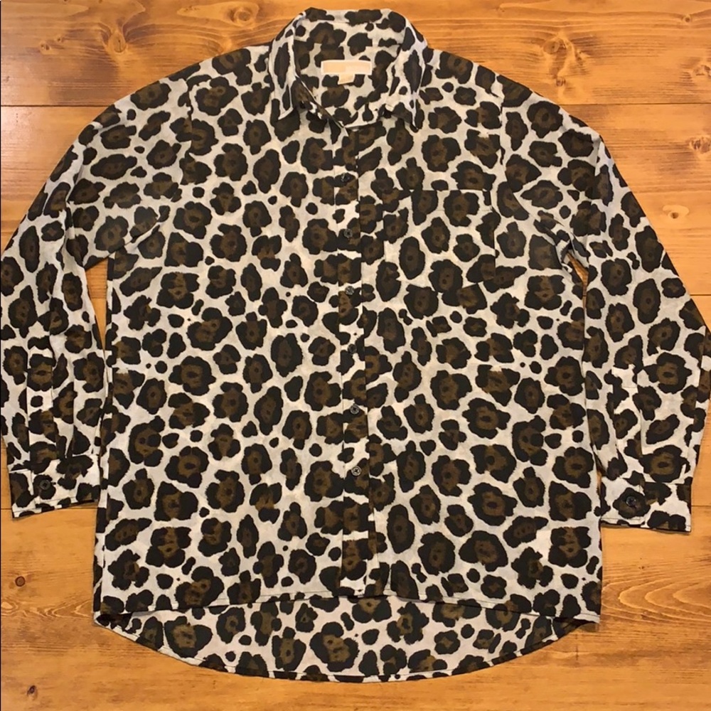 Michael Kors Blouse/animal print